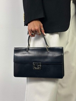 Gucci 1990s Tom Ford Square G Leather Handbag | eBay UK