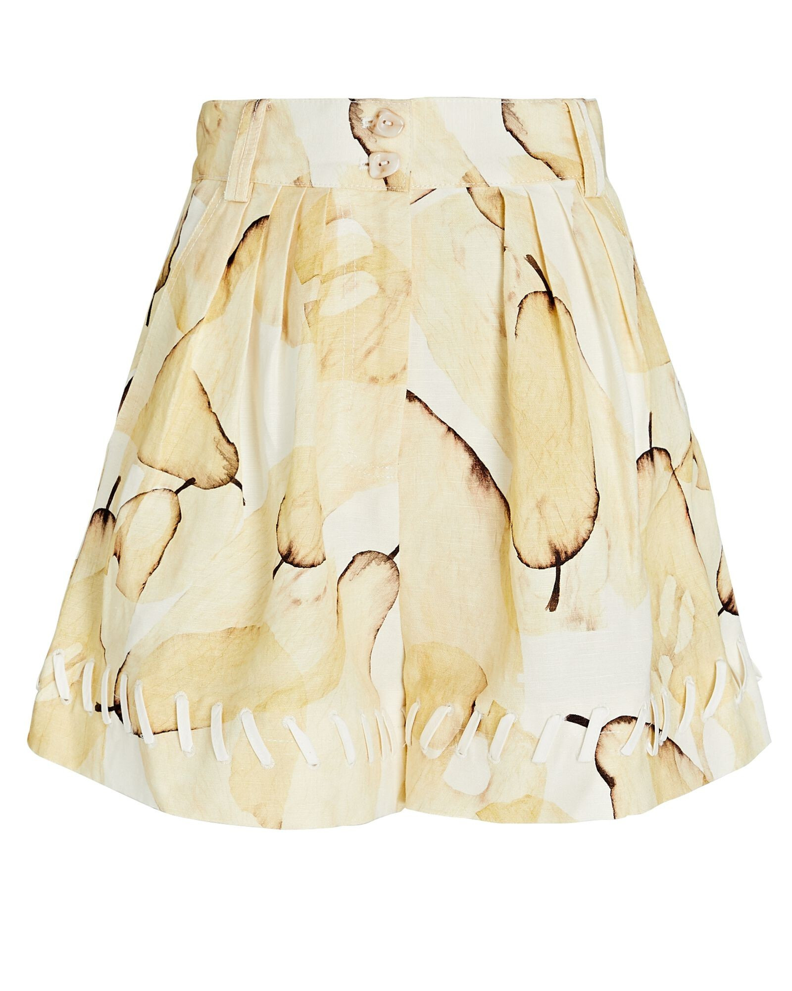 Unlace Pear Linen Shorts | INTERMIX