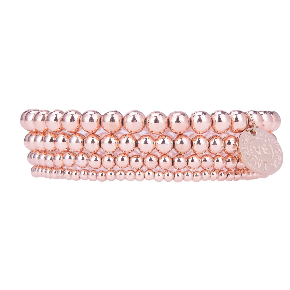 Aimee Rose Gold Bracelet Stacking Set | Victoria Emerson