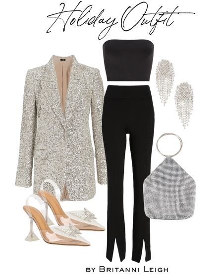 Holiday outfit Inspo 
Sequin blazer, blazer, sequins

#LTKstyletip #LTKSeasonal #LTKHoliday
