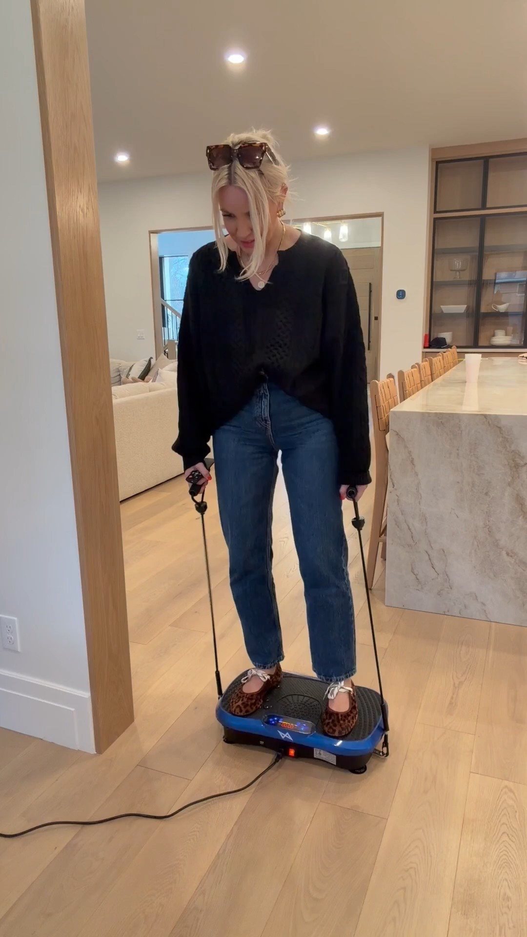 My new vibration plate! I was influenced and let me tell you it is good!

#LTKfitnessgoals #LTKFindsUnder50 #LTKmorningroutine