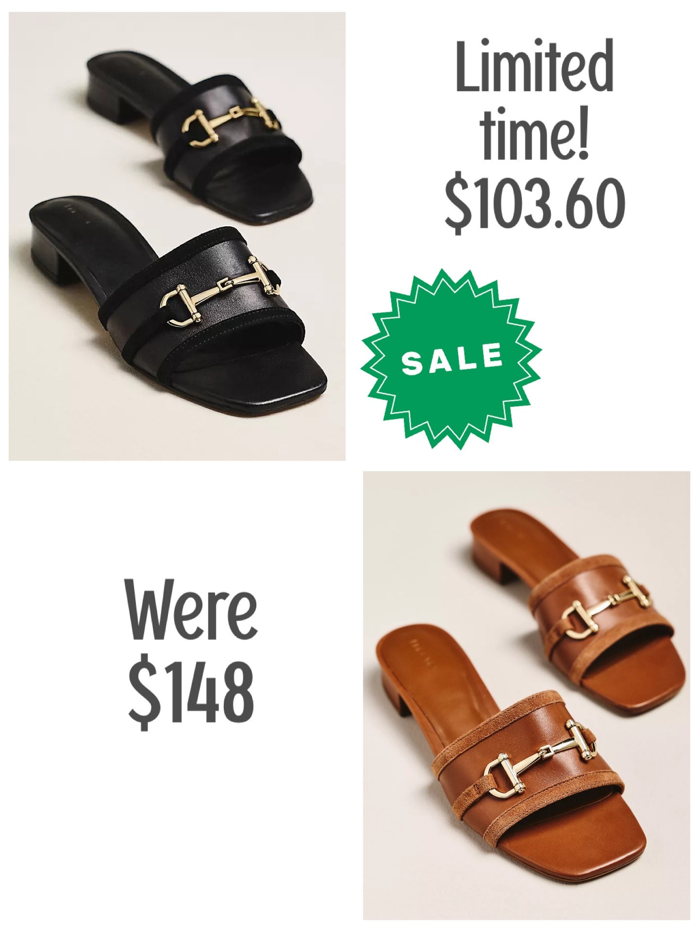 Limited time buckle slides sale

#LTKOver40 #LTKSaleAlert