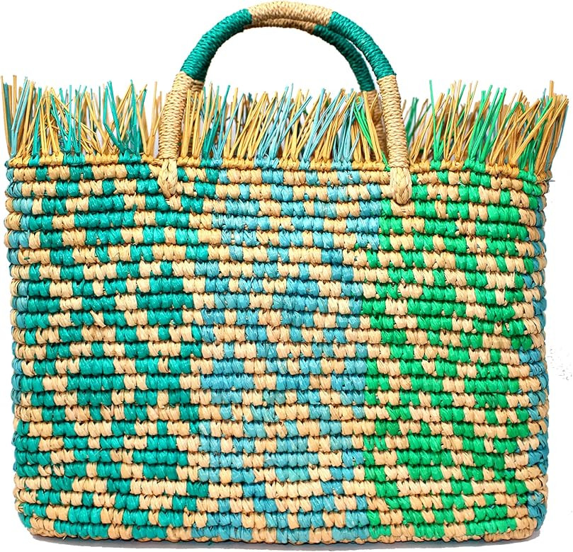 Canasta Mexicana Maxi Frayed Top | Amazon (US)