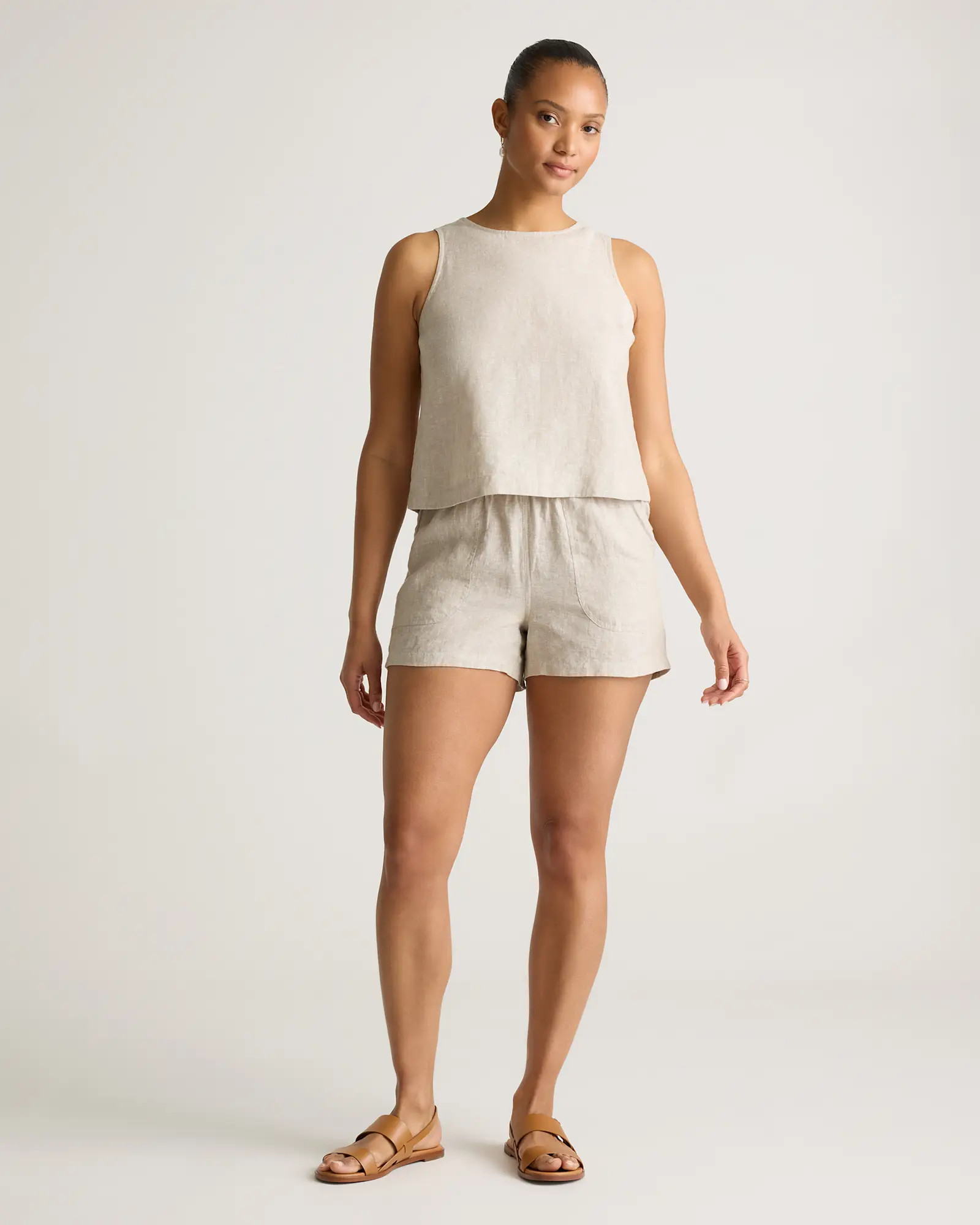 100% European Linen Shorts | Quince