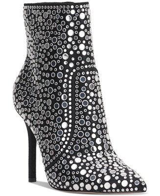 Women's Lirya Embellished Pointed-Toe Dress Booties | Macy's