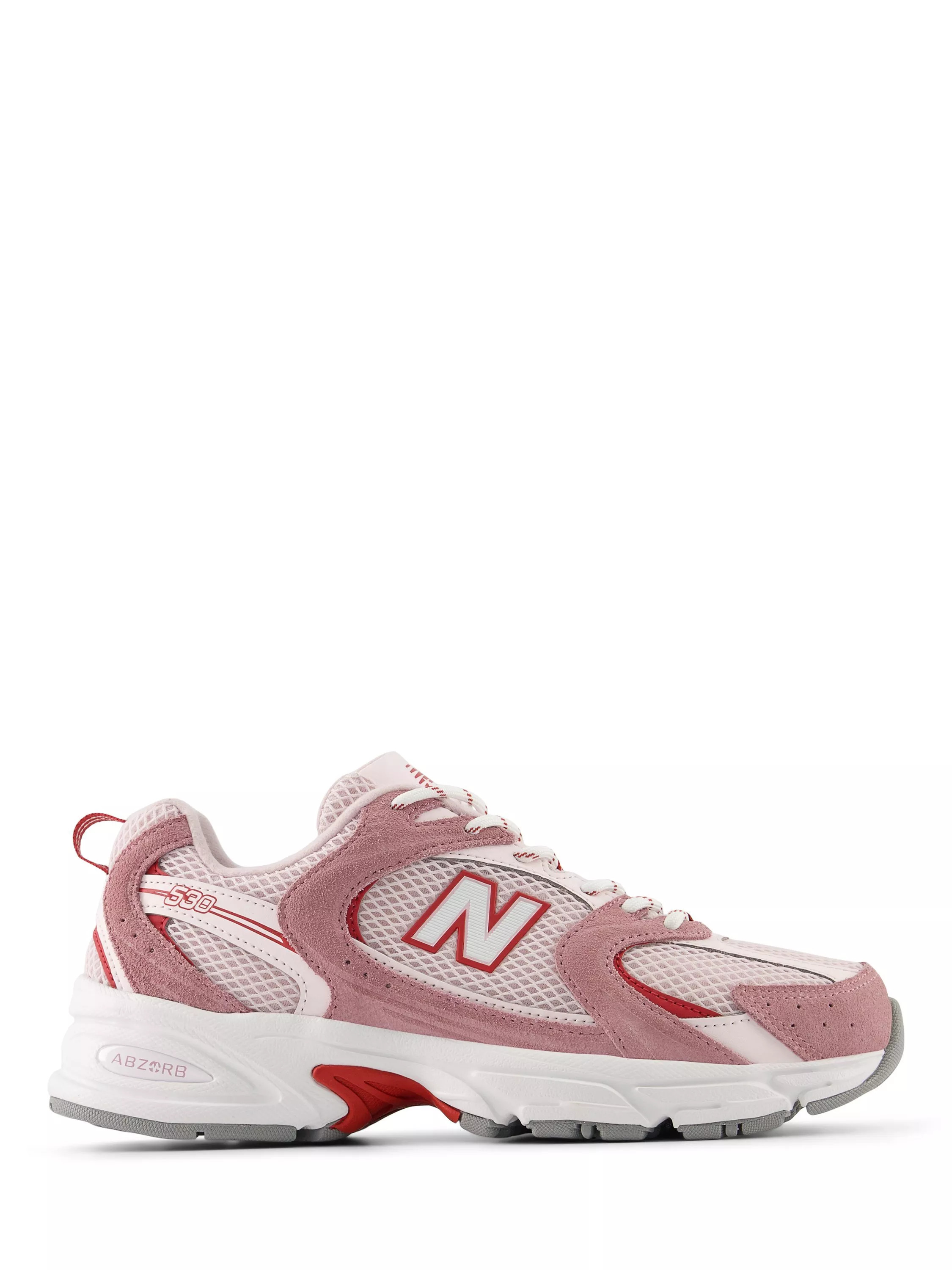 New Balance 530 Lace Up Trainers, Rsewd/Shadow Red | John Lewis (UK)