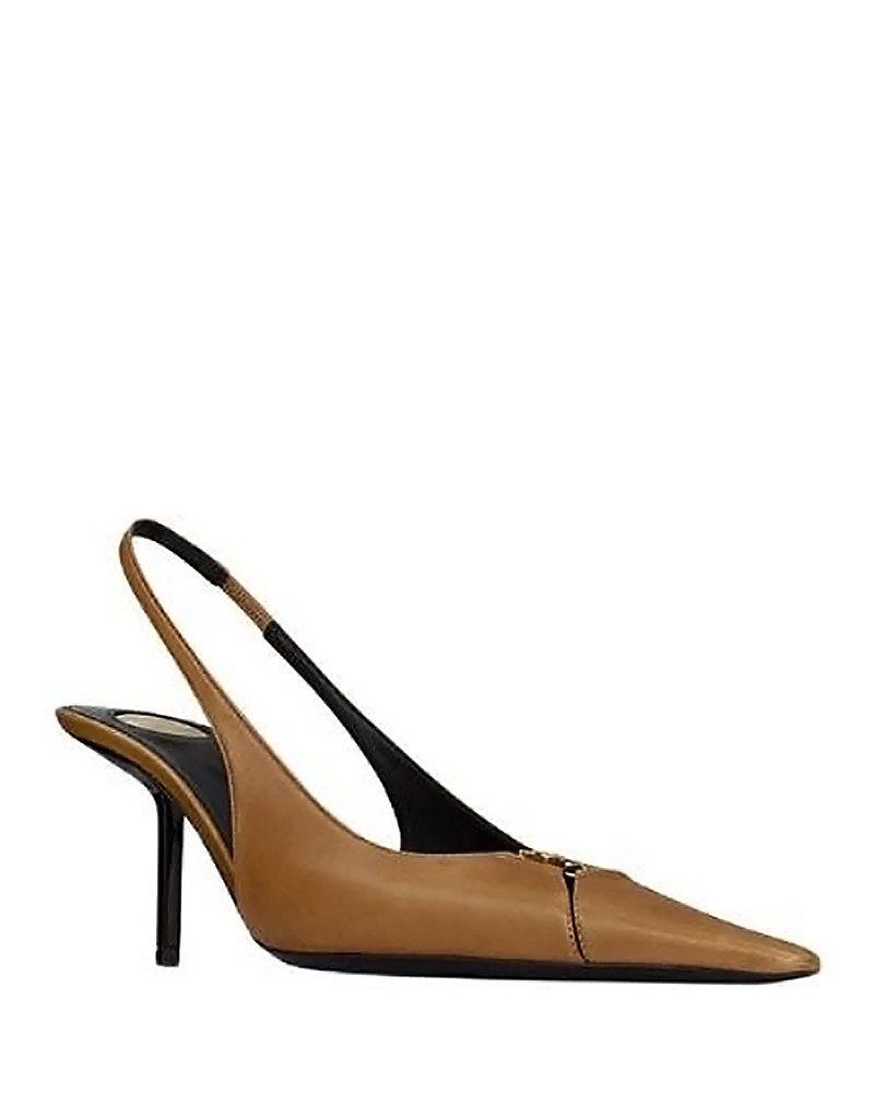 Saint Laurent Women's Babylone Breteuil Slingback Pumps | Bloomingdale's (US)