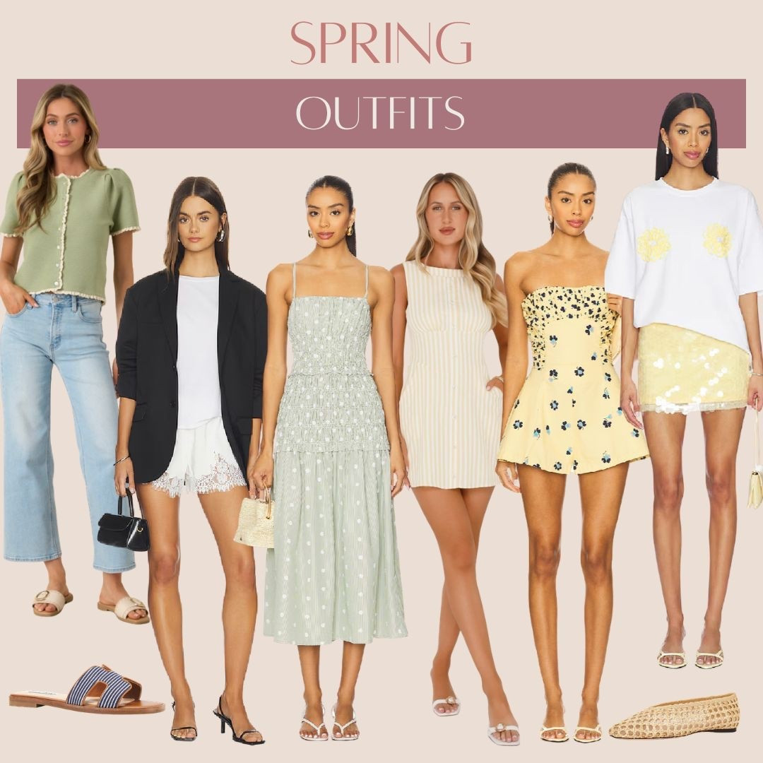 Spring Outfits 🌸🐚 #spring #vacationoutfit #tropical #springdresses #summeroutfits #shorts #girlsnight 

#LTKTravel #LTKSeasonal #LTKootd