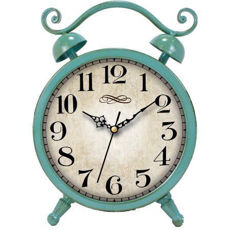 Better Homes and Gardens Teal Table Clock | Amazon (US)