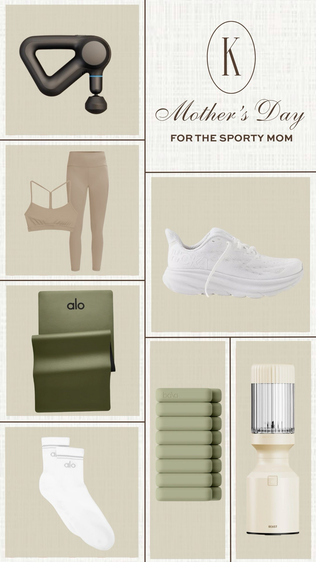 The perfect Mother’s Day gifts for the active gal in your life! 🏃🏼‍♀️🤍 These picks are sure to come in handy for the gym lover or sporty mom. I know I’d personally love to receive any of these (and appreciate that they’re all highly practical.) Bala bangle weights are a popular present idea and you can’t go wrong by gifting a fresh and clean yoga mat. Other highlights: the Theragun and this small but mighty blender! 

#LTKFindsUnder100 #LTKActive #LTKGiftGuide