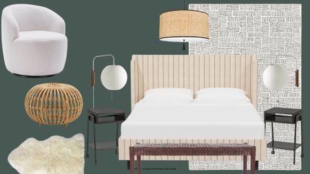 Concept Board: Bedroom Refresh feat. layered neutrals & mixed textures fire a cozy respite

#LTKhome #LTKfamily