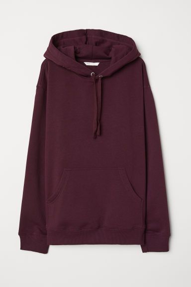 H & M - Hooded Top - Red | H&M (US + CA)