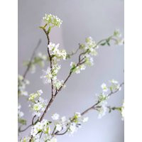 Faux Snow Willow Branch With Buds - Artificial Flower Stem/Diy Floral Wedding Home Decoration Gifts White | Etsy (US)