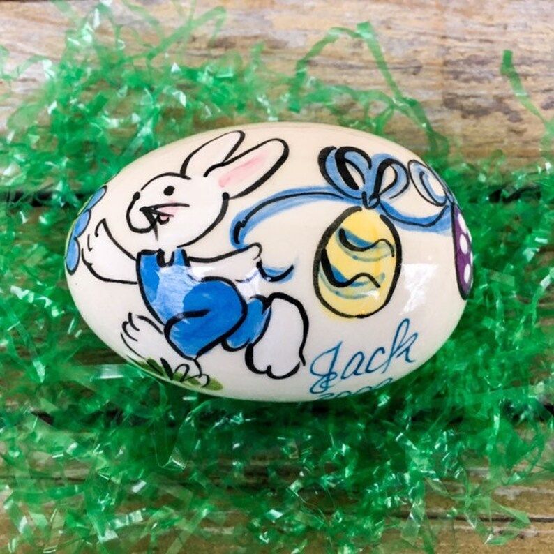 Egg on a String  Personalized Ceramic Easter Egg | Etsy | Etsy (US)