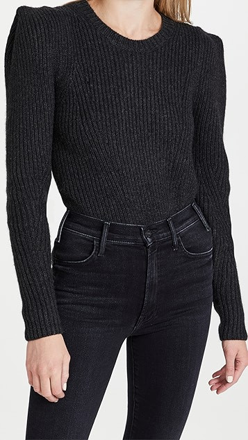 Shaker Power Shoulder Crew | Shopbop