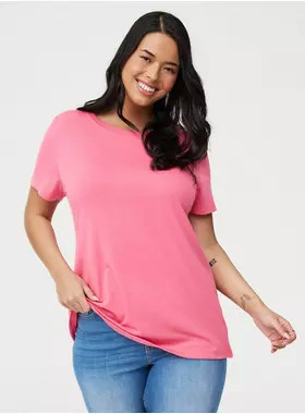 Everyday Signature Jersey Crew Tee | Torrid (US & Canada)