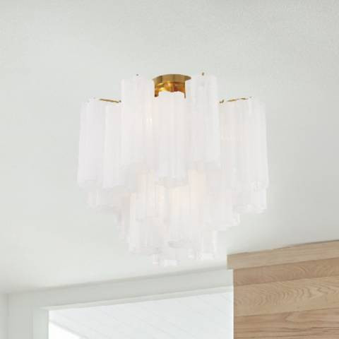 Crystorama Addis 17 3/4" Wide Aged Brass Ceiling Light | Lamps Plus