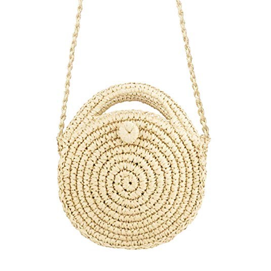 Airrioal Women Straw Crossbody Bag Summer Beach Weave Shoulder Bag | Amazon (US)