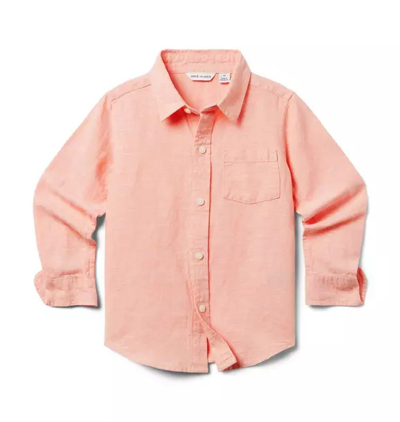 The Linen-Cotton Shirt | Janie and Jack
