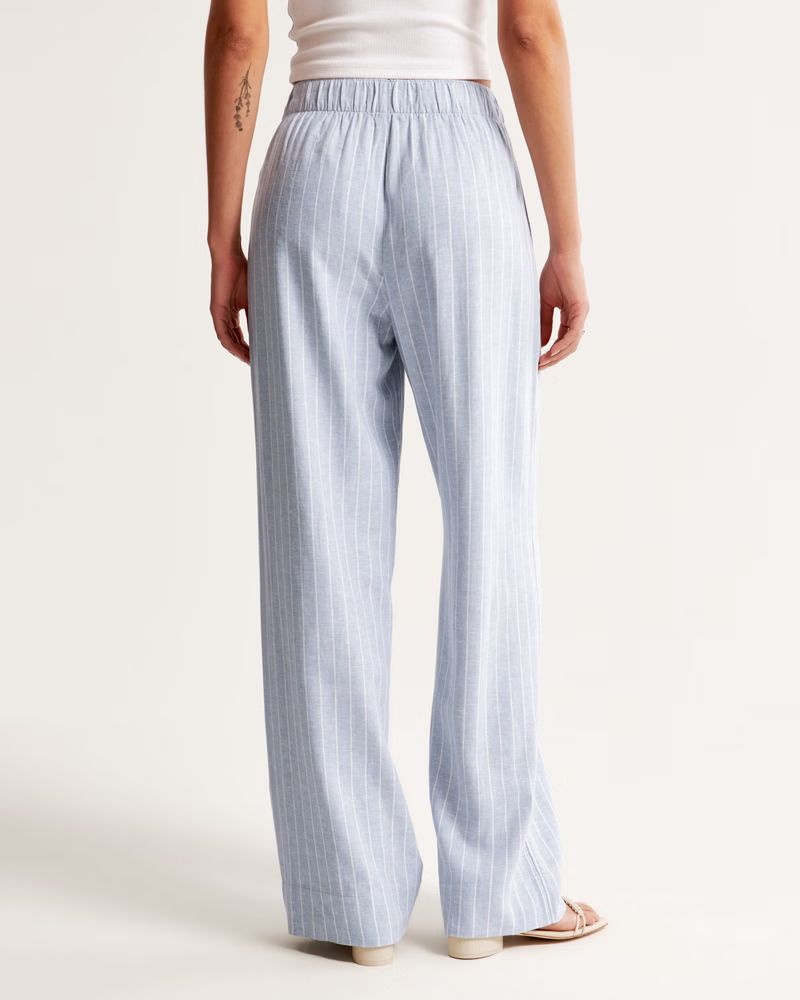 New!BestsellerOnline ExclusiveLinen-Blend Pull-On Pant | Abercrombie & Fitch (US)
