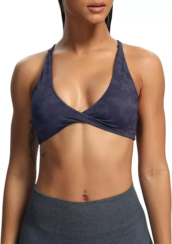 Aoxjox Women's Workout Sports Bras Fitness Backless Padded Satara Low  Impact Bra Yoga Crop Tank Top : : Clothing, Shoes & Accessories