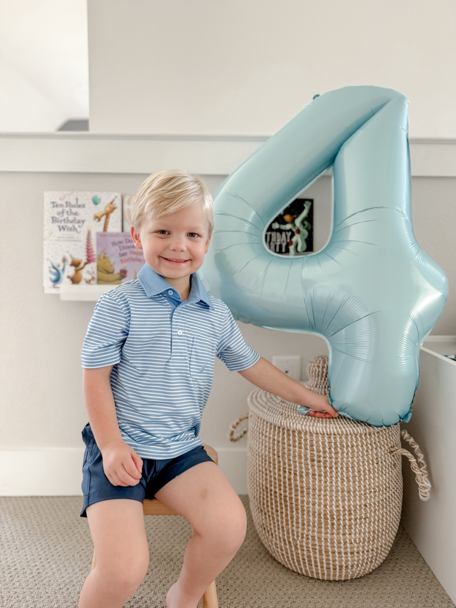 LIAM is 4! 🩵🥳 You are such a
blessing and bring so much joy to our lives. We can't wait to celebrate YOU today! 🎂✨ 
#happybirthday #4 #birthdayboy 

#LTKmomlife #LTKBaby #LTKKids