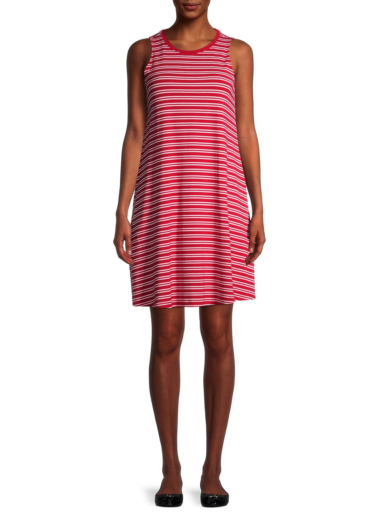 Time and Tru Women's Sleeveless Knit Dress | Walmart (US)