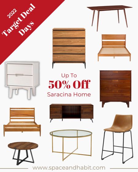 A few if my favorite furniture pieces from Target! Don’t miss the Target Deal Days sale happening right now. These furniture items are up to 50% off today only! #targetdealdays #earlyblackfriday #target

#LTKhome #LTKsalealert #LTKSeasonal