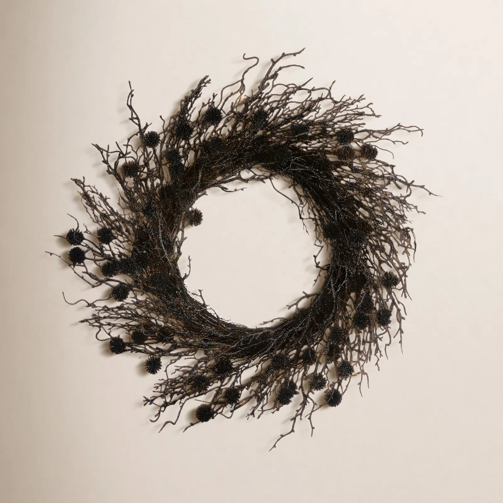 The Holiday Aisle\u00ae 26" Pre-Lit Halloween Wreath | Joss & Main | Joss & Main
