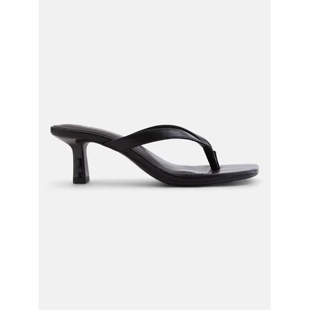No Boundaries Kitten Heel Thong Sandals  Women’s | Walmart (US)