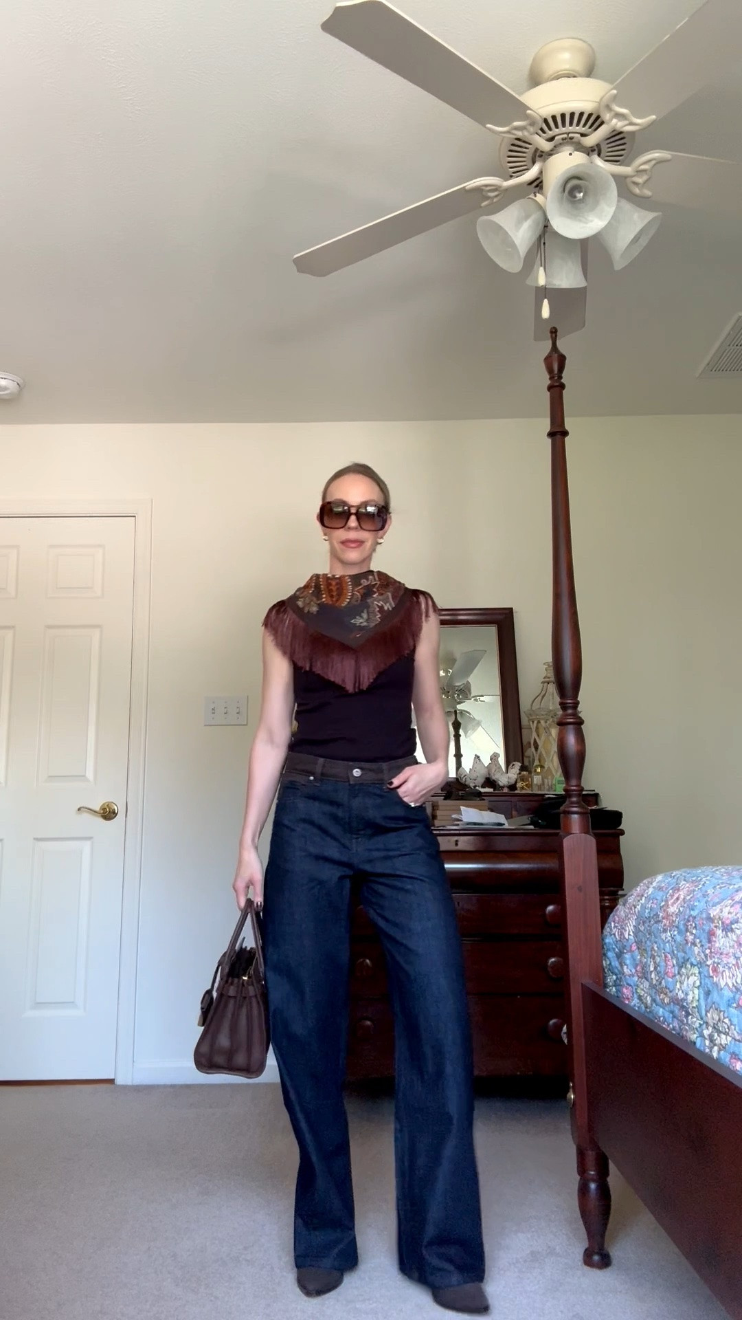These jeans from @Zara are so good! Love the mixed media waist and dark wash (wearing size 2)

#LTKSeasonal #LTKOver40 #LTKootd
