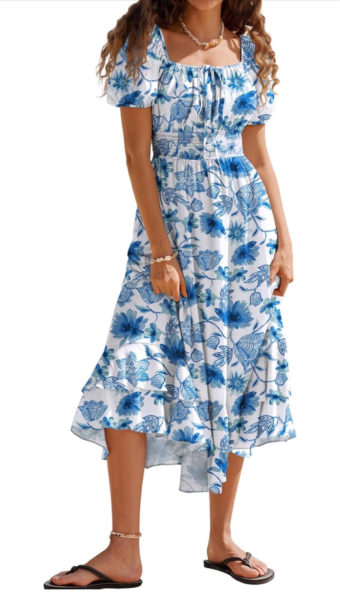 This Floral Dress. Save 50% with promo code, through 5/13 while supplies last. Pairs with sandals, wedges, heels, or flip flops. Perfect for wedding guest, beach day, party, and casual gatherings. 

Was $51.99
Now $26.00 with promo code FLP7INQL, other colors options available. Apply code at checkout.

#LTKootd #LTKSaleAlert #LTKWedding