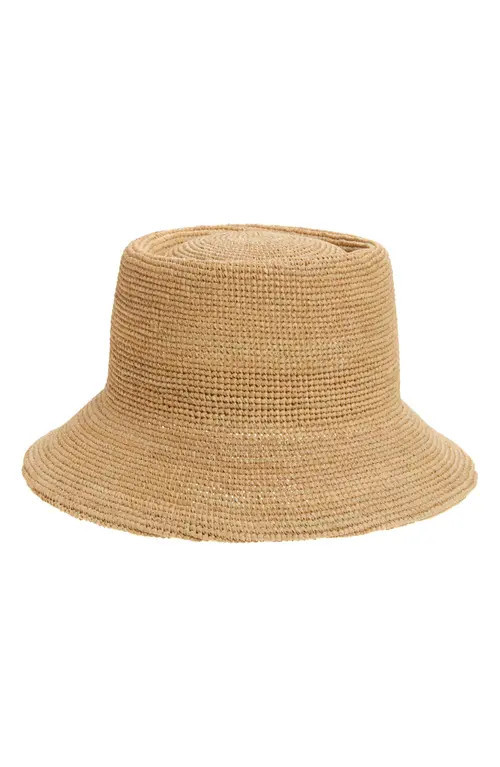 Lack of Color Raffia Bucket Hat in Natural at Nordstrom, Size Small | Nordstrom