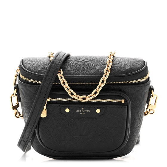 LOUIS VUITTON Empreinte Mini Bumbag Black | FASHIONPHILE (US)