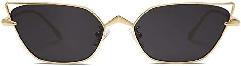 SOJOS Small Cateye Sunglasses Fashion Narrow Fun Designer Sun Glasses SJ1127A | Amazon (US)