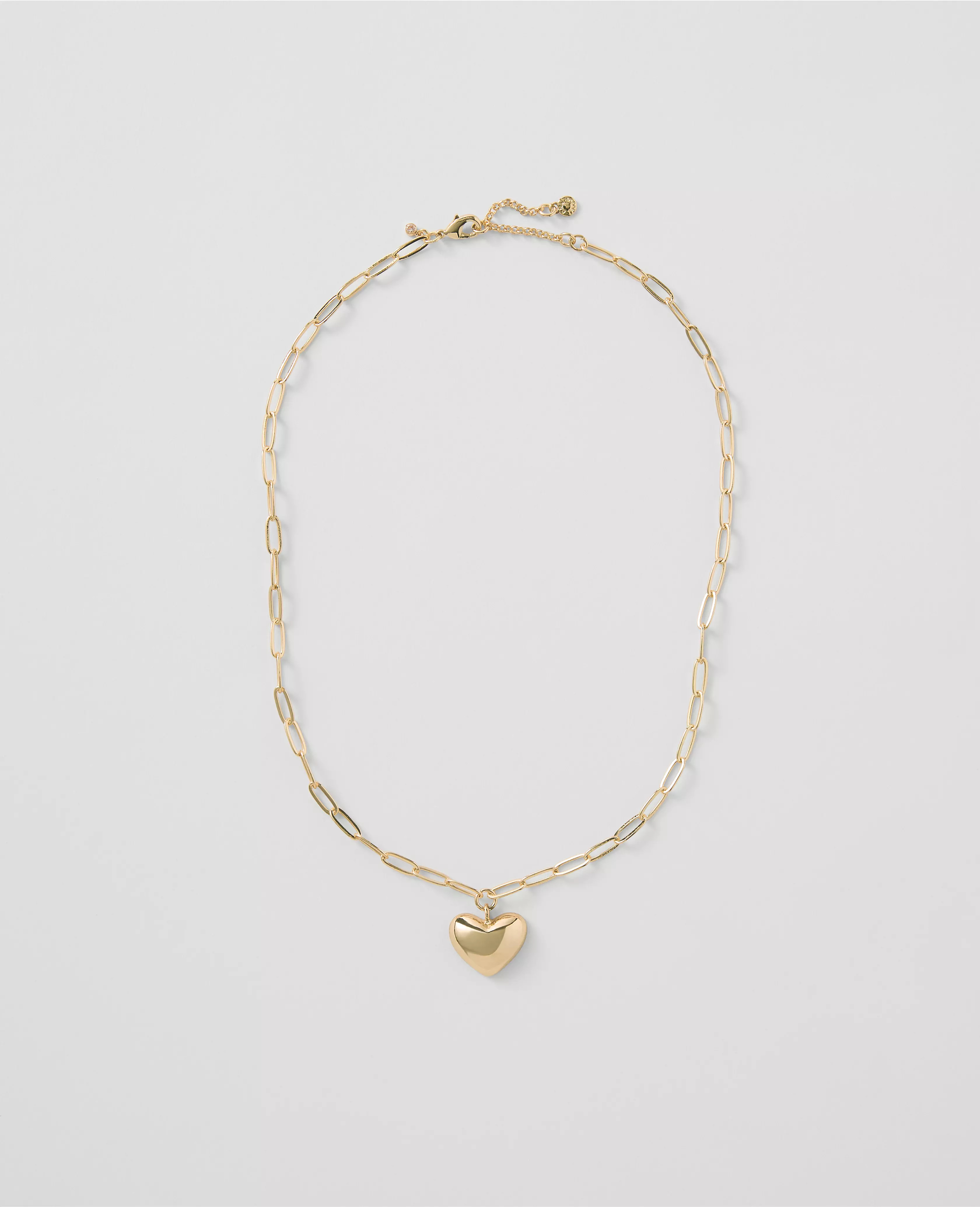 Metal Heart Pendant Necklace | Ann Taylor