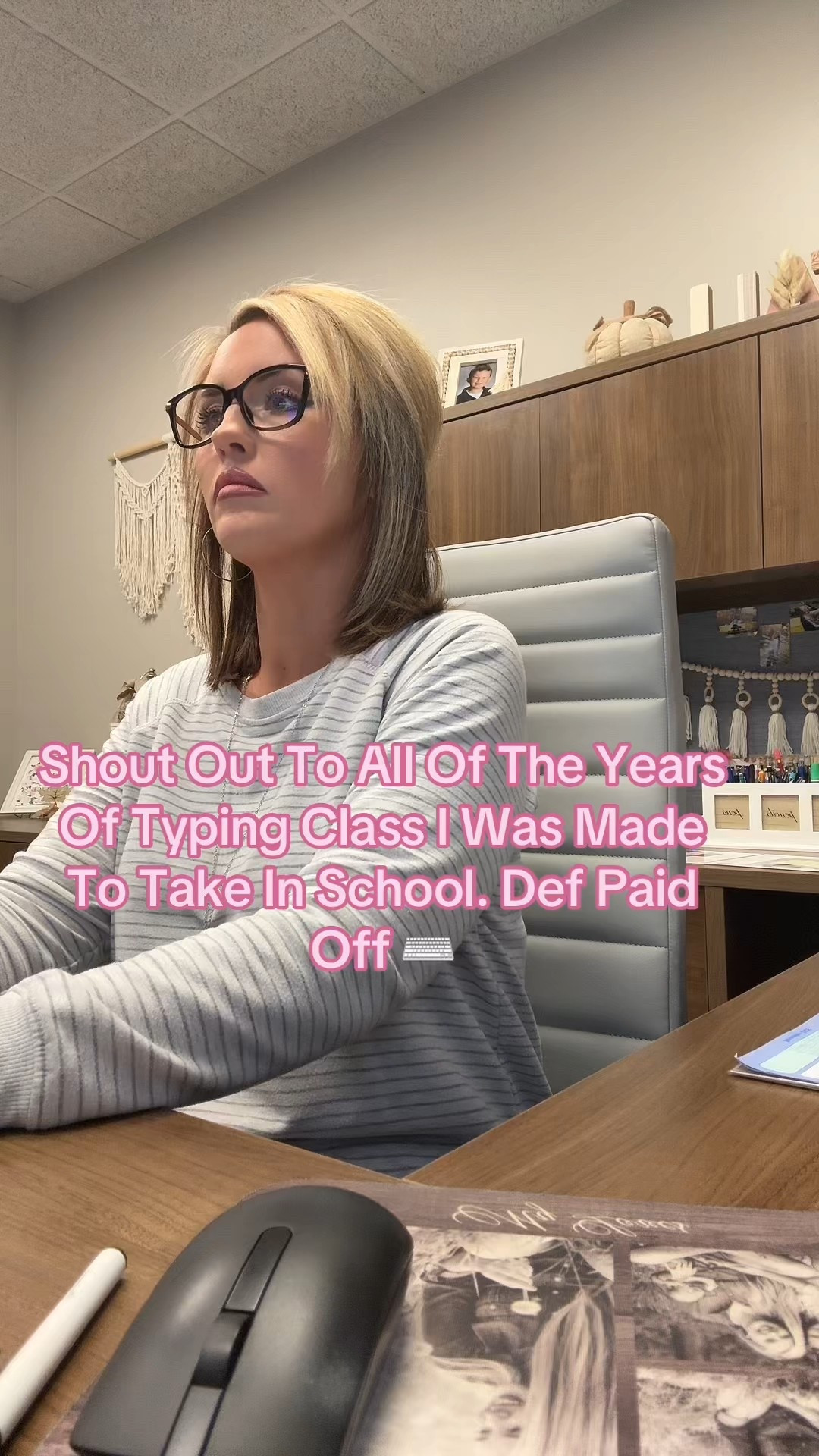 That and business class really came in handy ⌨️💼