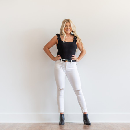 KanCan Why Not White Skinny High Rise Jeans | Walmart (US)