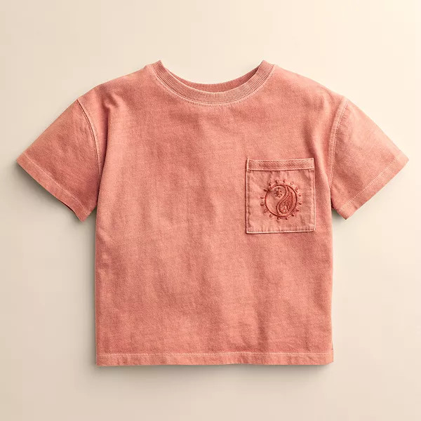 Kids 4-12 Little Co. by Lauren Conrad Organic Relaxed Pocket Tee | Kohl's