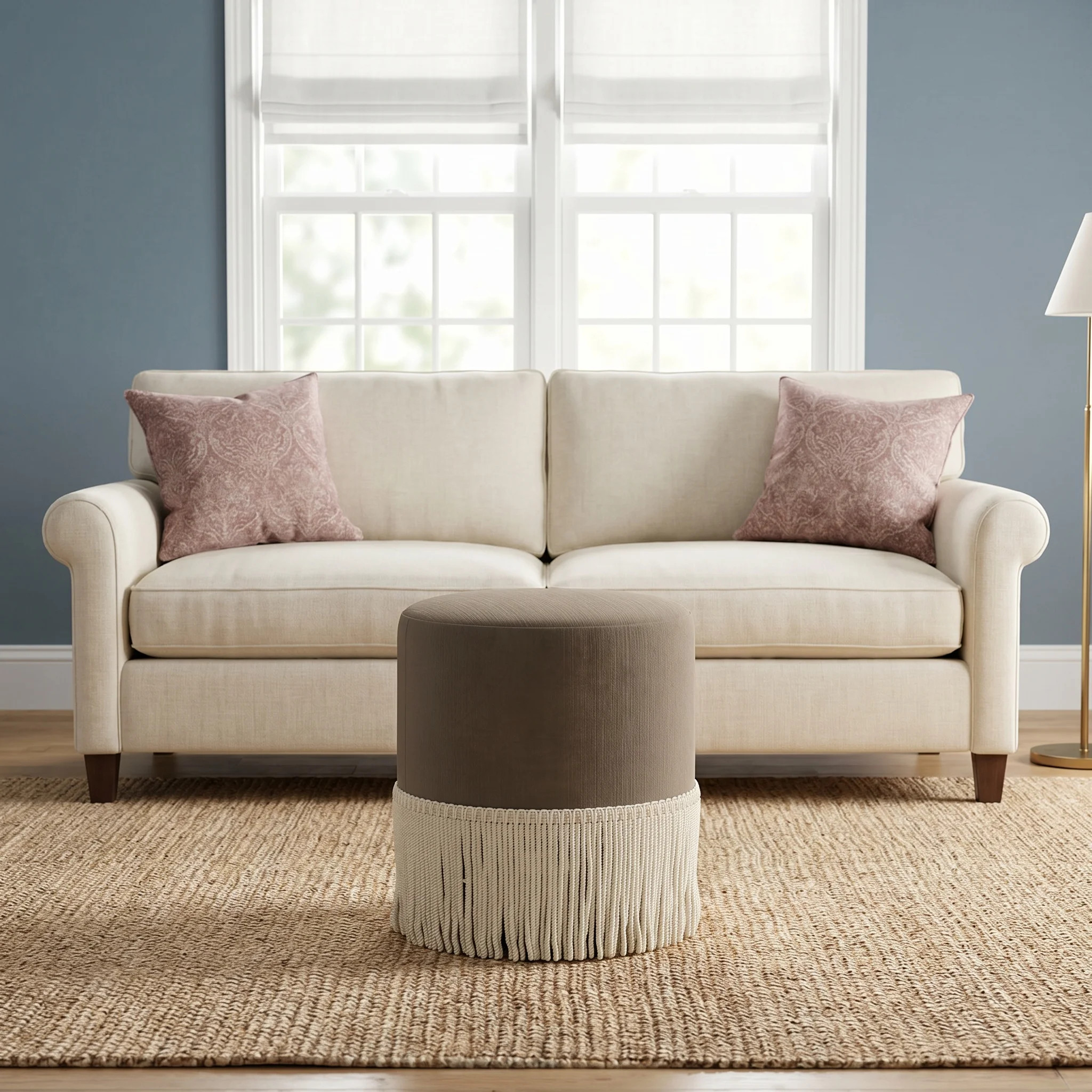 Stoffer Home x Cloth & Company Ann Ottoman | Birch Lane