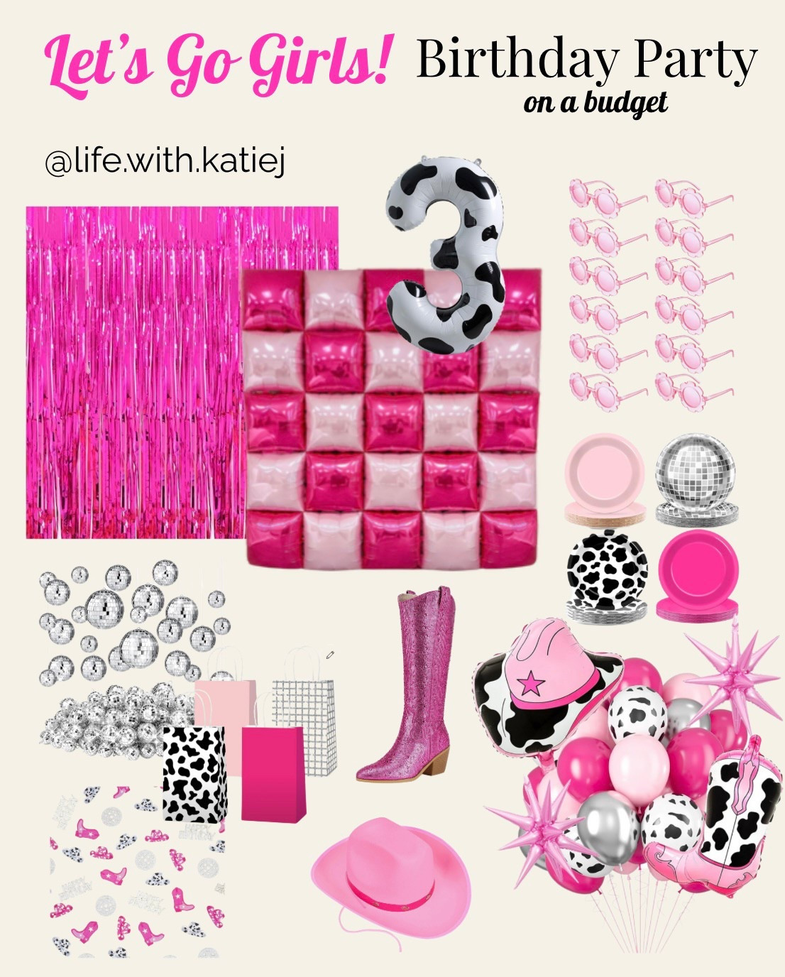 Let’s go girls birthday party inspiration. Pink cowgirl. Cowboy. First rodeo. Cow print. Rhinestones. Yeehaw. 

#LTKFindsUnder100 #LTKKids #LTKParties