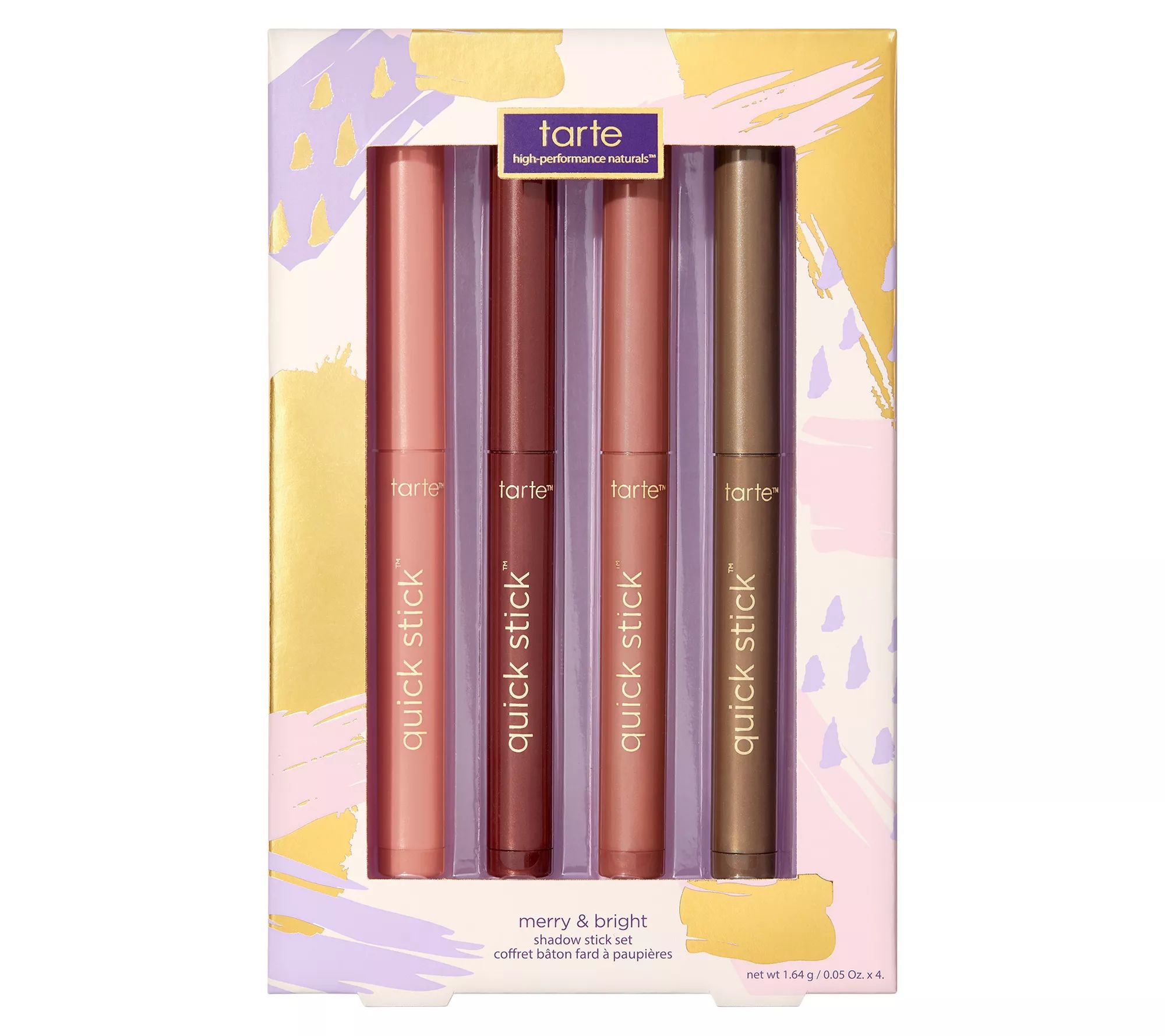 tarte Merry & Bright Quick Stick 4-pc Shadow Sticks | QVC