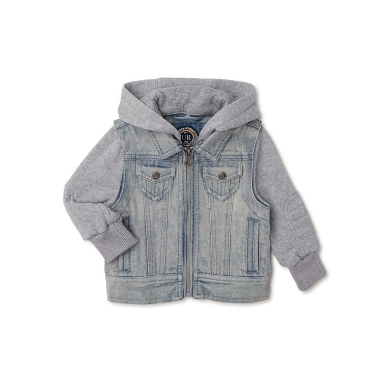 Urban Republic Baby & Toddler Boys Cotton Denim Jacket, Sizes 3M-4T | Walmart (US)
