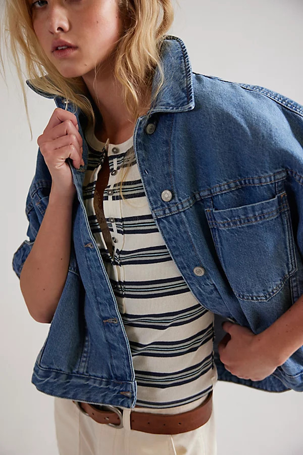 We The Free Opal Swing Denim Jacket | Free People (Global - UK&FR Excluded)