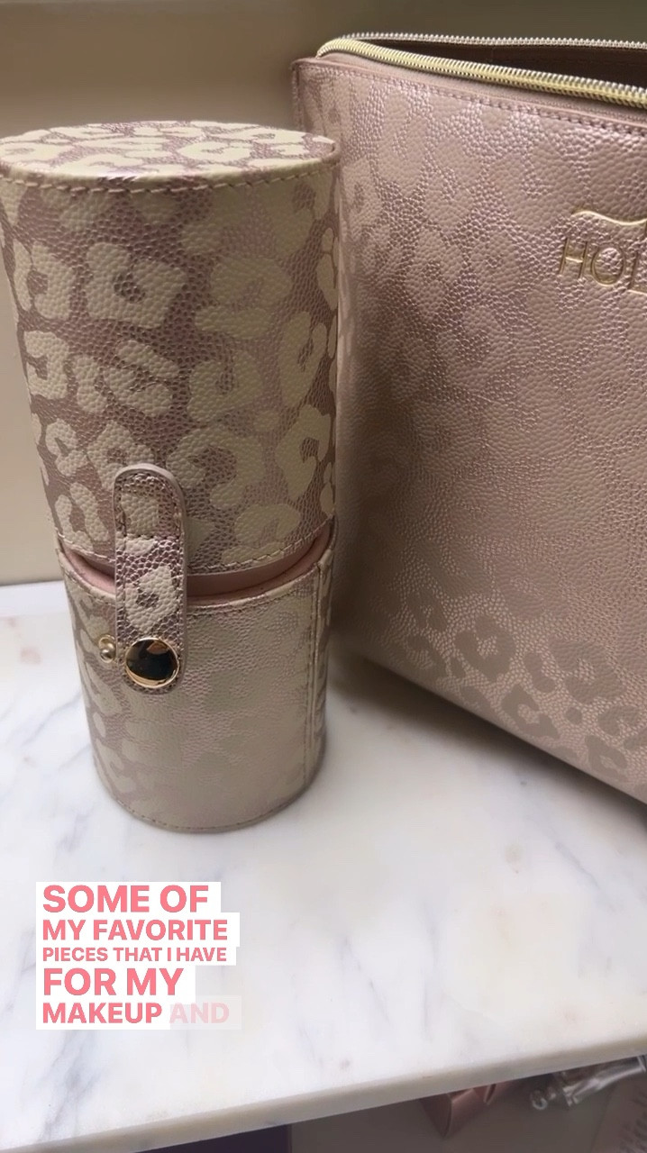 My favorite Hollis makeup bags and makeup brush holder, travel bag, makeup bag, travel accessories, leopard makeup bag, makes a great gift, gift idea, I own the Holy Chic and the Camilla Couture makeup bags, they wipe clean inside of your makeup spills which I love. #LaidbackLuxeLife

Follow me for more fashion finds, beauty faves, lifestyle, home decor, sales and more! So glad you’re here!! XO, Karma

#LTKBeauty #LTKStyleTip #LTKVideo