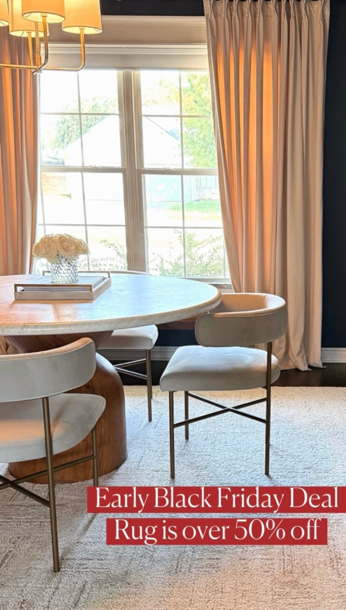 Even though this rug is white the design allow is to get a little dirty but STILL LOOK CLEAN! My messy little 5 year has tested it out but it still looks great 👏🏻

Home decor 
Rug 
Black Friday sale 

#LTKSaleAlert #LTKHome