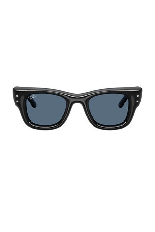 Ray-Ban Wayfarer Puffer Square Sunglasses in Black | FWRD 