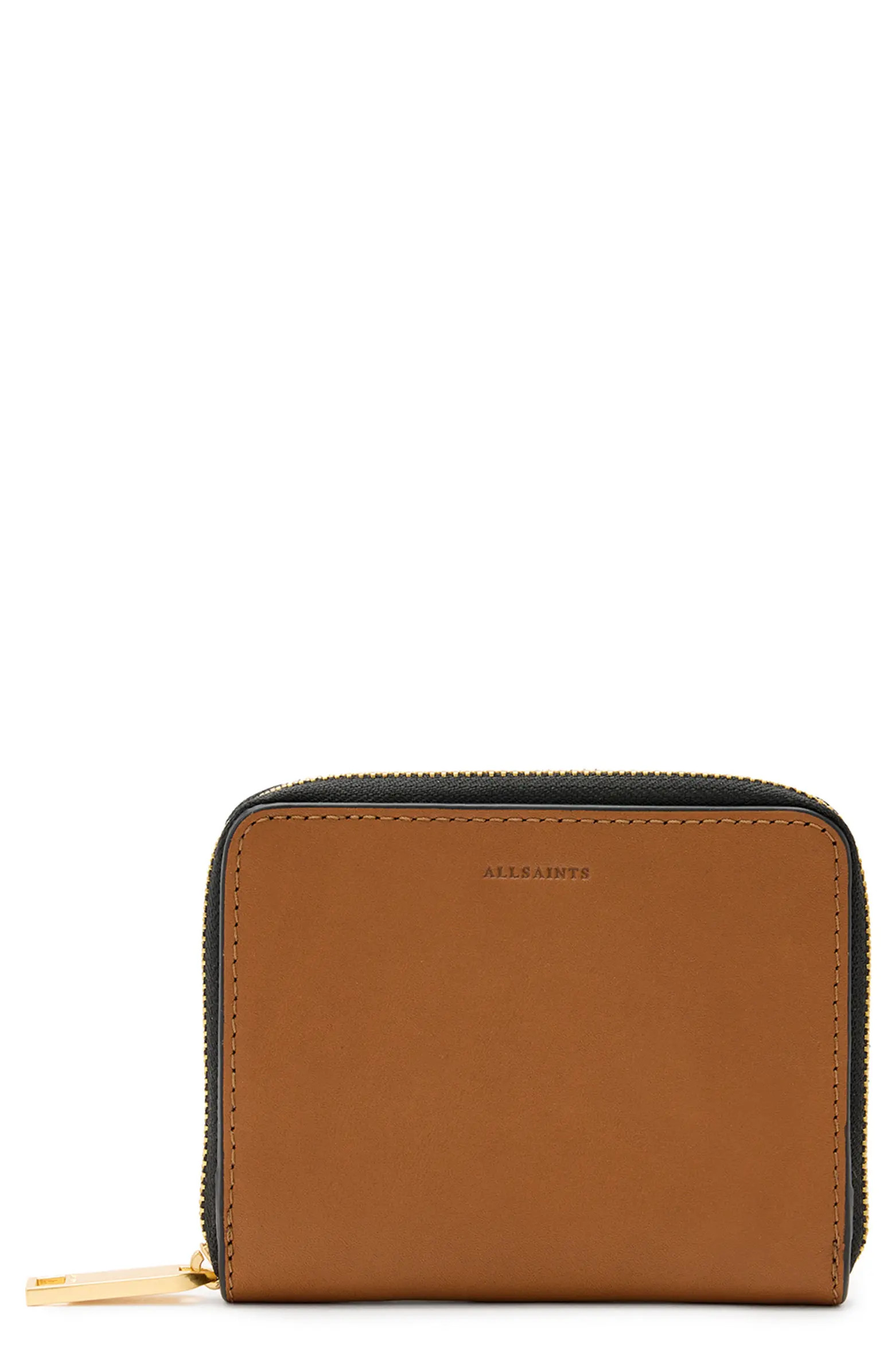 Lena Hex Leather Zip Wallet | Nordstrom