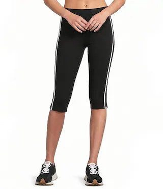 Side Stripe Capri Athletic Pants | Dillard's