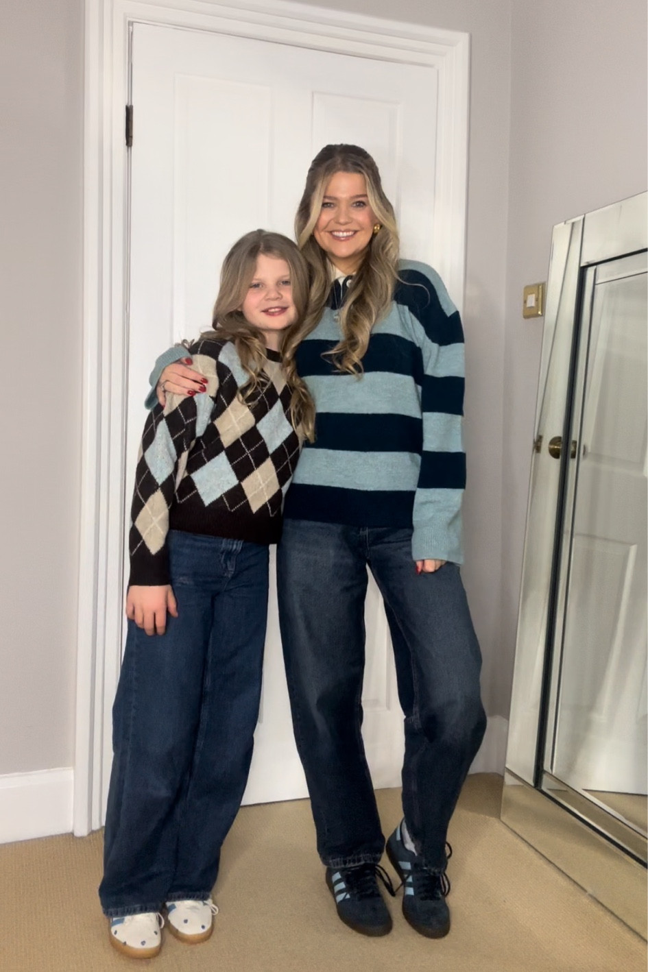 Knitted rugby shirt and jeans 💙👖

#LTKgrwm #LTKuk #LTKwinter